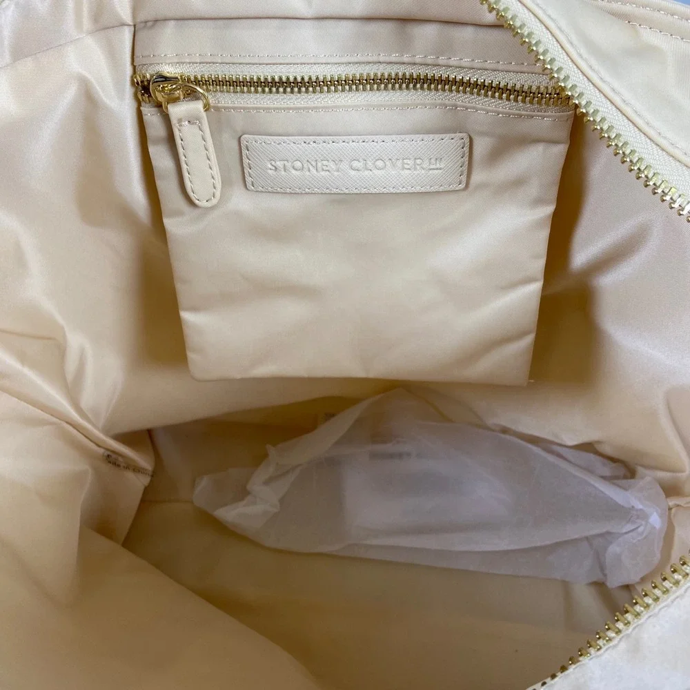 Stoney Clover Lane Womens Sand Mini Tote NEW Nylon‎ Gold Hardware